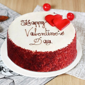 Red Velvet Cake Valentine 